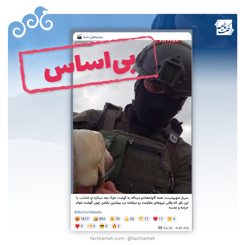 Factnameh 2-Stamps-Israel Soldier-Pig Meat-Fake (1)